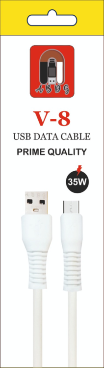 35W Micro USB Fast Data Cable | V8 Connector with 3.1A Output
